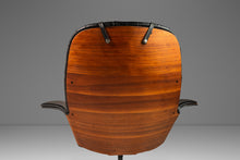 Load image into Gallery viewer, Restoration Project - Mid-Century Modern Bentwood Lounge Chair & Ottoman Set by George Mulhauser for Plycraft in Tufted Black Vinyl, USA, c. 1960s-ABT Modern