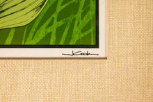 Load image into Gallery viewer, Mid-Century Modern Boho Chic 18/65 Framed & Signed Lithograph Print of a Lady's Slipper Orchid by John Cook, USA, c. 1960s-ABT Modern