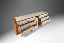 Load image into Gallery viewer, Mid-Century Modern Boho Chic Unique Long Dresser / Case Piece / Sideboard with Rattan Base, c. 1980s-ABT Modern