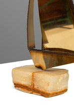Load image into Gallery viewer, Mid-Century Modern Brass & Quartz Sailboat Sculpture by Jere DeMott, USA, c. 1960's-ABT Modern