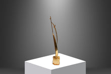 Load image into Gallery viewer, Mid-Century Modern Brass & Quartz Sailboat Sculpture by Jere DeMott, USA, c. 1960's-ABT Modern