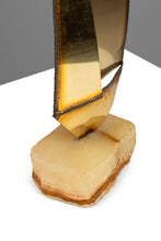 Load image into Gallery viewer, Mid-Century Modern Brass & Quartz Sailboat Sculpture by Jere DeMott, USA, c. 1960's-ABT Modern