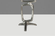 Load image into Gallery viewer, Mid-Century Modern Brutalist Candlestick Holder in Solid Aluminum Attributed to Matthew Hilton, United Kingdom, c. 1980s-ABT Modern