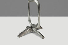 Load image into Gallery viewer, Mid-Century Modern Brutalist Candlestick Holder in Solid Aluminum Attributed to Matthew Hilton, United Kingdom, c. 1980s-ABT Modern