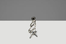 Load image into Gallery viewer, Mid-Century Modern Brutalist Candlestick Holder in Solid Aluminum Attributed to Matthew Hilton, United Kingdom, c. 1980s-ABT Modern