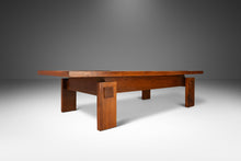 Load image into Gallery viewer, Mid-Century Modern Brutalist Coffee Table in Walnut with Burlwood Inlay by Lane, USA, c. 1970's-ABT Modern