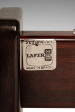 Load image into Gallery viewer, Mid-Century Modern Brutalist End Table w/ Smoked Glass Top in Jacaranda by Percival Lafer, Brazil, c. 1970s-ABT Modern