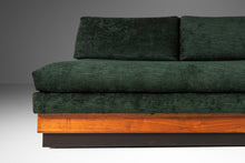 Load image into Gallery viewer, Mid-Century Modern Brutalist Platform Loveseat Sofa in Walnut by Adrian Pearsall for Craft Associates, USA, c. 1960's-ABT Modern