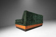 Load image into Gallery viewer, Mid-Century Modern Brutalist Platform Loveseat Sofa in Walnut by Adrian Pearsall for Craft Associates, USA, c. 1960's-ABT Modern