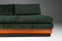 Load image into Gallery viewer, Mid-Century Modern Brutalist Platform Loveseat Sofa in Walnut by Adrian Pearsall for Craft Associates, USA, c. 1960's-ABT Modern
