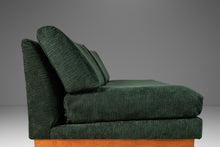 Load image into Gallery viewer, Mid-Century Modern Brutalist Platform Loveseat Sofa in Walnut by Adrian Pearsall for Craft Associates, USA, c. 1960's-ABT Modern