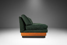 Load image into Gallery viewer, Mid-Century Modern Brutalist Platform Loveseat Sofa in Walnut by Adrian Pearsall for Craft Associates, USA, c. 1960's-ABT Modern
