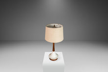Load image into Gallery viewer, Mid-Century Modern Ceramic Table Lamp in Solid Walnut, USA, c. 1960s-ABT Modern