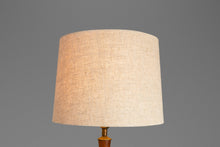 Load image into Gallery viewer, Mid-Century Modern Ceramic Table Lamp in Solid Walnut, USA, c. 1960s-ABT Modern