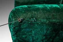 Load image into Gallery viewer, Mid-Century Modern "Cloud" Sofa in Original Crushed Velvet Upholstery & Walnut by Adrian Pearsall for Craft Associates, USA, c. 1970's-ABT Modern