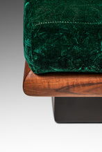 Load image into Gallery viewer, Mid-Century Modern "Cloud" Sofa in Original Crushed Velvet Upholstery & Walnut by Adrian Pearsall for Craft Associates, USA, c. 1970's-ABT Modern