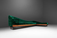 Load image into Gallery viewer, Mid-Century Modern "Cloud" Sofa in Original Crushed Velvet Upholstery & Walnut by Adrian Pearsall for Craft Associates, USA, c. 1970's-ABT Modern