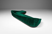 Load image into Gallery viewer, Mid-Century Modern "Cloud" Sofa in Original Crushed Velvet Upholstery & Walnut by Adrian Pearsall for Craft Associates, USA, c. 1970's-ABT Modern