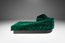 Load image into Gallery viewer, Mid-Century Modern "Cloud" Sofa in Original Crushed Velvet Upholstery & Walnut by Adrian Pearsall for Craft Associates, USA, c. 1970's-ABT Modern
