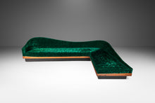 Load image into Gallery viewer, Mid-Century Modern "Cloud" Sofa in Original Crushed Velvet Upholstery & Walnut by Adrian Pearsall for Craft Associates, USA, c. 1970's-ABT Modern