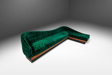 Load image into Gallery viewer, Mid-Century Modern "Cloud" Sofa in Original Crushed Velvet Upholstery & Walnut by Adrian Pearsall for Craft Associates, USA, c. 1970's-ABT Modern