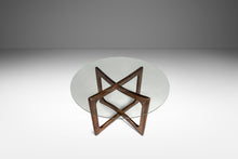 Load image into Gallery viewer, Mid-Century Modern Coffee Table in Solid Oak w/ Glass Top Attributed to Adrian Pearsall for Craft Associates, USA, c. 1960's-ABT Modern