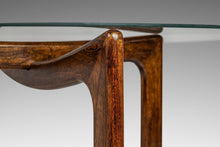 Load image into Gallery viewer, Mid-Century Modern Coffee Table in Solid Oak w/ Glass Top Attributed to Adrian Pearsall for Craft Associates, USA, c. 1960's-ABT Modern