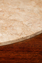 Load image into Gallery viewer, Mid-Century Modern Coffee Table in Walnut w/ Travertine Top Attributed to T.H. Robsjohn Gibbings, USA, c. 1950's-ABT Modern