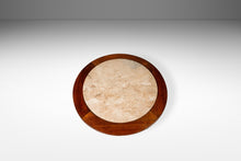 Load image into Gallery viewer, Mid-Century Modern Coffee Table in Walnut w/ Travertine Top Attributed to T.H. Robsjohn Gibbings, USA, c. 1950's-ABT Modern