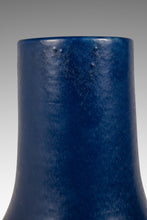 Load image into Gallery viewer, Mid-Century Modern Contemporary Oversized Powder-Blue-Glazed Studio Craft Ceramic Vase, USA, c. 1980s-ABT Modern