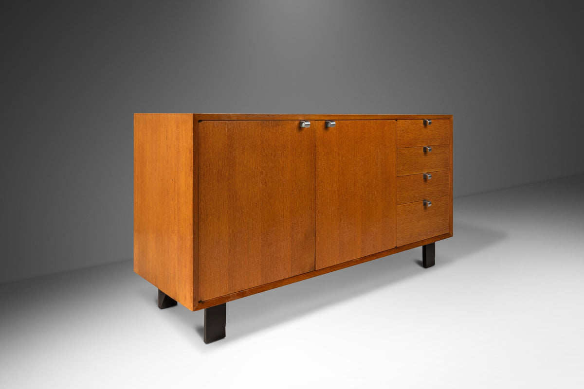 Mid-Century Modern Credenza / Cabinet in Oak by George Nelson for Herm