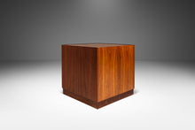 Load image into Gallery viewer, Mid-Century Modern Cube Brutalist End Table / Pedestal in Walnut by Jack Cartwright for Founders, USA, c. 1960-ABT Modern