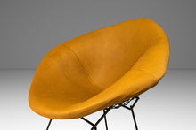 Load image into Gallery viewer, Mid-Century Modern "Diamond" Chair in New Italian Leather by Harry Bertoia for Knoll, USA, c. 1960s-ABT Modern