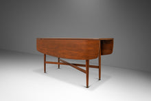 Load image into Gallery viewer, Mid-Century Modern Drop-Leaf Dining Table in Walnut by Kipp Stewart for the Declaration Line for Drexel, USA, c. 1960's-ABT Modern