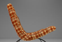 Load image into Gallery viewer, Mid-Century Modern Early Scoop Chair in Original Woolen Plaid Fabric by Milo Baughman for Thayer Coggin, USA, c. 1950s-ABT Modern