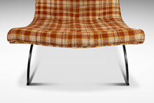 Load image into Gallery viewer, Mid-Century Modern Early Scoop Chair in Original Woolen Plaid Fabric by Milo Baughman for Thayer Coggin, USA, c. 1950s-ABT Modern