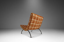 Load image into Gallery viewer, Mid-Century Modern Early Scoop Chair in Original Woolen Plaid Fabric by Milo Baughman for Thayer Coggin, USA, c. 1950s-ABT Modern