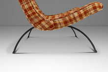 Load image into Gallery viewer, Mid-Century Modern Early Scoop Chair in Original Woolen Plaid Fabric by Milo Baughman for Thayer Coggin, USA, c. 1950s-ABT Modern
