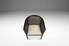 Load image into Gallery viewer, Mid-Century Modern Ebonized Caned-Back Lounge Chair in Walnut by Kipp Stewart for Directional, USA, c. 1950s-ABT Modern