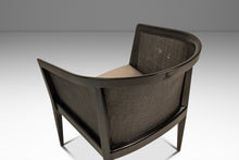 Load image into Gallery viewer, Mid-Century Modern Ebonized Caned-Back Lounge Chair in Walnut by Kipp Stewart for Directional, USA, c. 1950s-ABT Modern