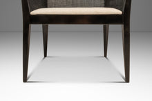 Load image into Gallery viewer, Mid-Century Modern Ebonized Caned-Back Lounge Chair in Walnut by Kipp Stewart for Directional, USA, c. 1950s-ABT Modern