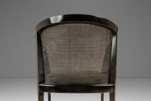 Load image into Gallery viewer, Mid-Century Modern Ebonized Caned-Back Lounge Chair in Walnut by Kipp Stewart for Directional, USA, c. 1950s-ABT Modern