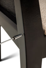 Load image into Gallery viewer, Mid-Century Modern Ebonized Caned-Back Lounge Chair in Walnut by Kipp Stewart for Directional, USA, c. 1950s-ABT Modern