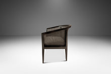 Load image into Gallery viewer, Mid-Century Modern Ebonized Caned-Back Lounge Chair in Walnut by Kipp Stewart for Directional, USA, c. 1950s-ABT Modern