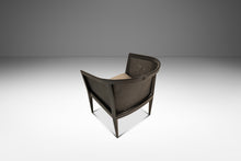 Load image into Gallery viewer, Mid-Century Modern Ebonized Caned-Back Lounge Chair in Walnut by Kipp Stewart for Directional, USA, c. 1950s-ABT Modern
