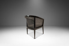 Load image into Gallery viewer, Mid-Century Modern Ebonized Caned-Back Lounge Chair in Walnut by Kipp Stewart for Directional, USA, c. 1950s-ABT Modern