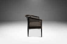 Load image into Gallery viewer, Mid-Century Modern Ebonized Caned-Back Lounge Chair in Walnut by Kipp Stewart for Directional, USA, c. 1950s-ABT Modern