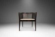 Load image into Gallery viewer, Mid-Century Modern Ebonized Caned-Back Lounge Chair in Walnut by Kipp Stewart for Directional, USA, c. 1950s-ABT Modern