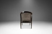 Load image into Gallery viewer, Mid-Century Modern Ebonized Caned-Back Lounge Chair in Walnut by Kipp Stewart for Directional, USA, c. 1950s-ABT Modern