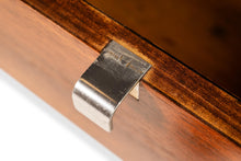 Load image into Gallery viewer, Mid-Century Modern Executive Desk in Walnut w/ Cane Front & Flying Saucer Lamp by George Nelson for Herman Miller, USA, c. 1960's-ABT Modern